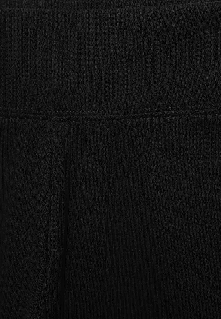 Cotton Ribbed Leggings