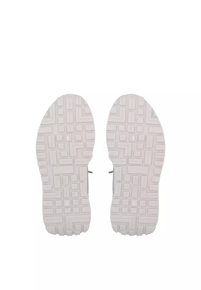 Medium Beige CR Lyra Crossline Platform Sneakers