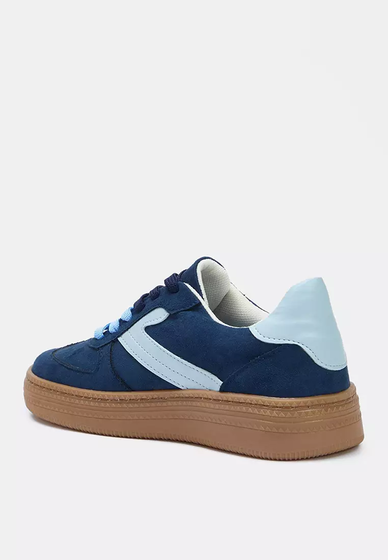 Retro Double Lace-Up Sneakers