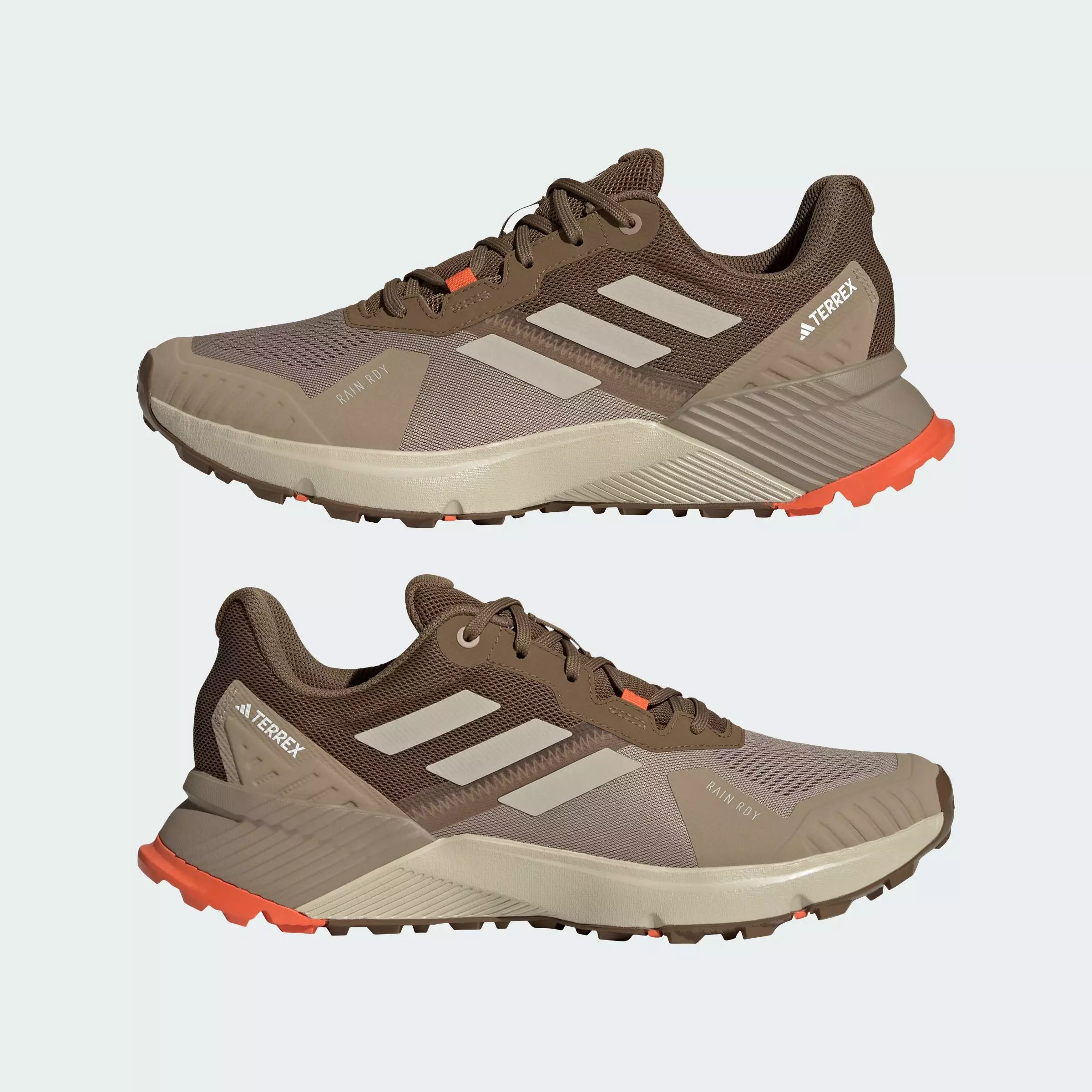 Running Terrex Soulstride RAIN.RDY Trail Running Shoes Men Green JQ1597