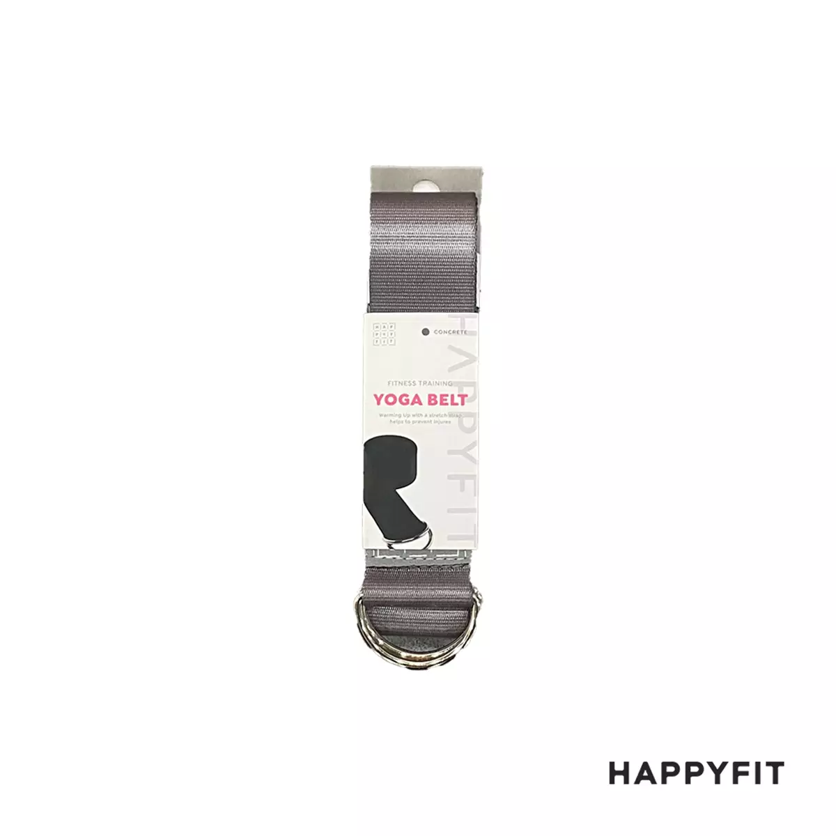 HAPPYFIT Yoga Belt - Yoga Strap Concrete