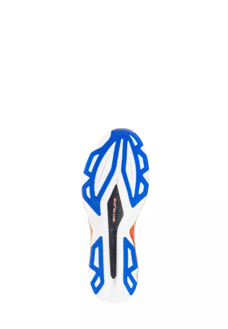 910 Nineten Geist Ekiden Elite X Sepatu Lari - Putih/Orange/Ungu