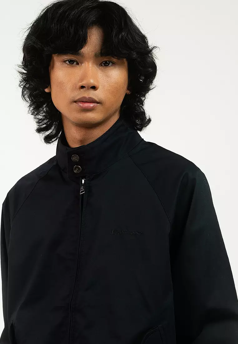 Signature Check Lined Harrington Jacket