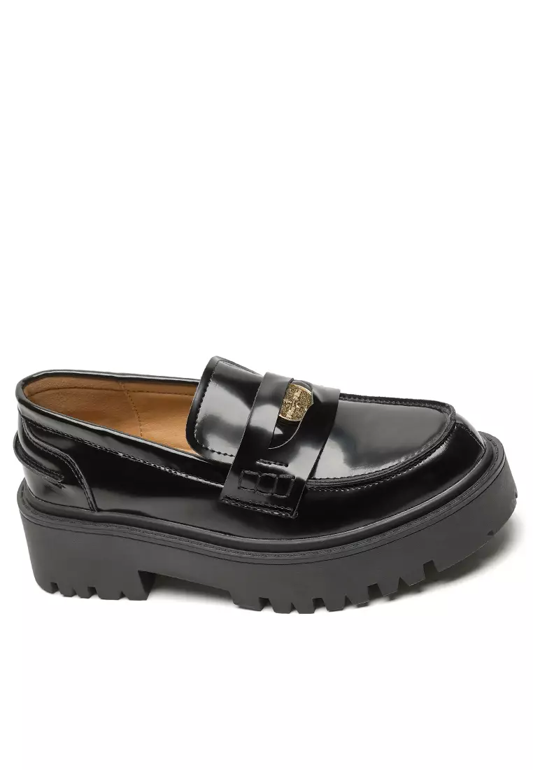 Discount on Twenty Eight Shoes  shoes - SKU: Buckle Penny Microfiber Leather Loafers WW270-1