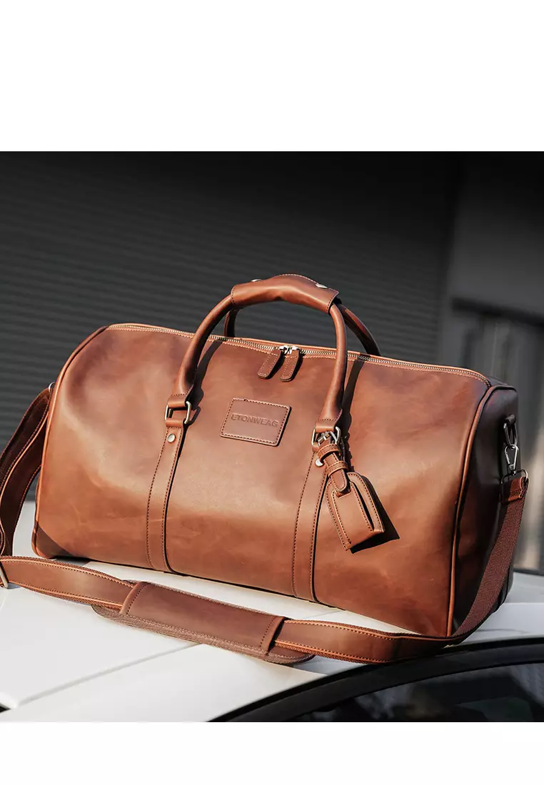 Buy XAFITI Highcapacity Faux Leather Duffel Bags 2024 Online ZALORA