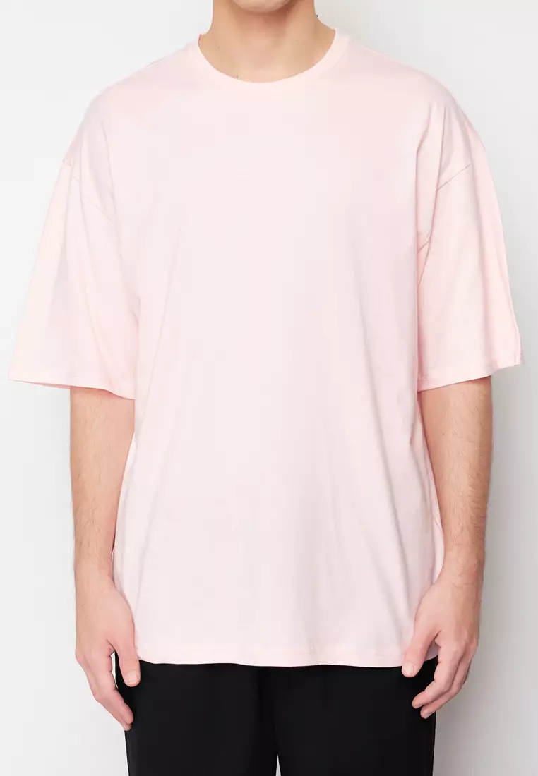 Powder Oversize/Wide Cut Basic 100% Cotton T-shirt TMNSS22TS0318