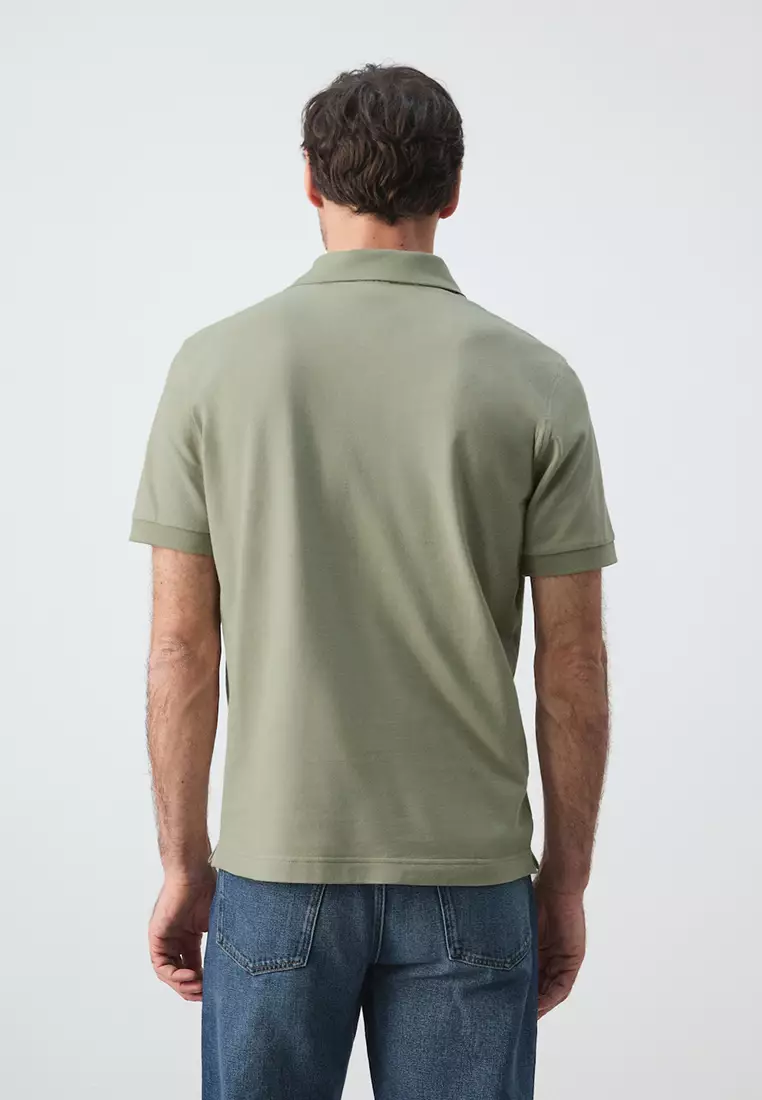 Regular-Fit Cotton Piqué Polo Shirt