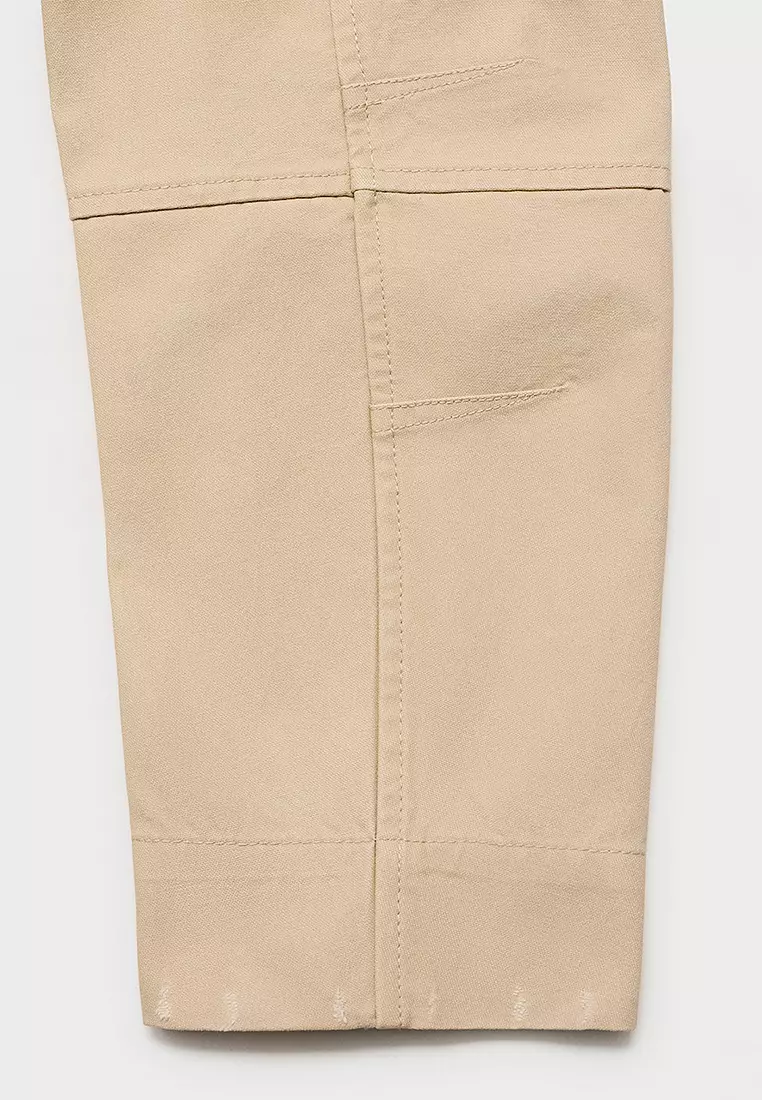 Cotton Jacket With Contrasting Collar