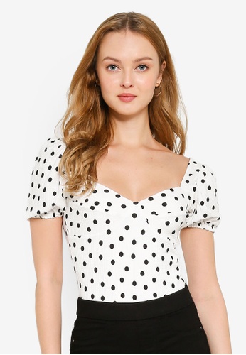 Buy Miss Selfridge White Spotted Corset Bodysuit 2021 Online Zalora Singapore Topshop, miss selfridge, dorothy perkins & more haul! white spotted corset bodysuit