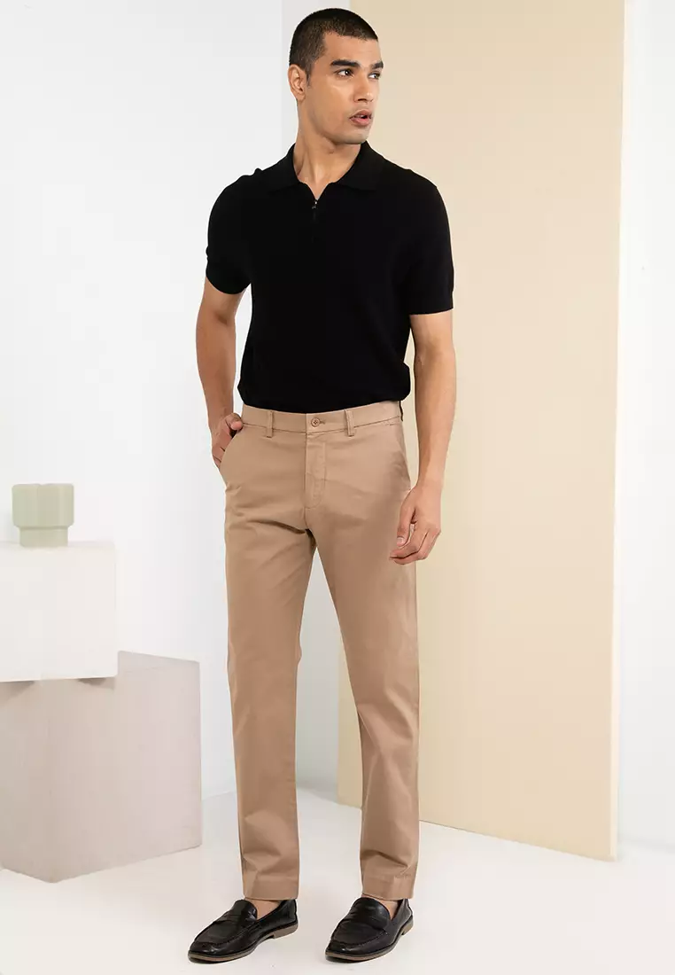 Premium Sateen Slim Chinos