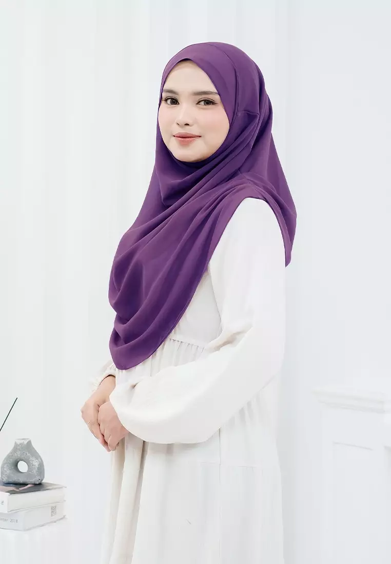 HIJAB INSTAN NASHWA - DARK PURPLE
