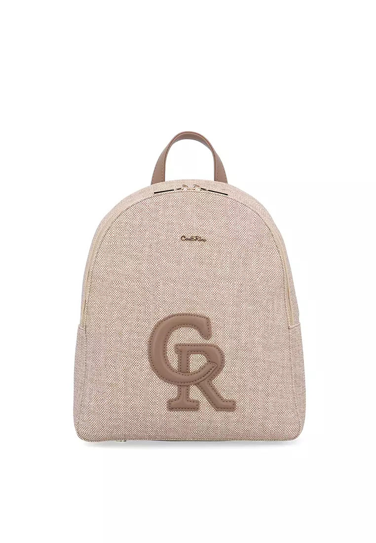 Buy Carlo Rino CR Dune Daily Backpack - Medium Beige 2026 Online | ZALORA
