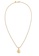 Elli Jewelry white Necklace Elegant Quartz Gemstone Gold Plated 5C6ABAC910676DGS_3