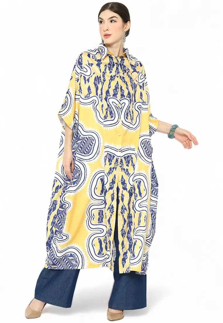 Kanzi Collared Kaftan
