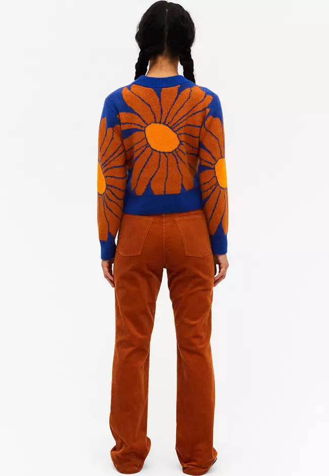 Buy Monki High Waisted Corduroy Trousers Online
