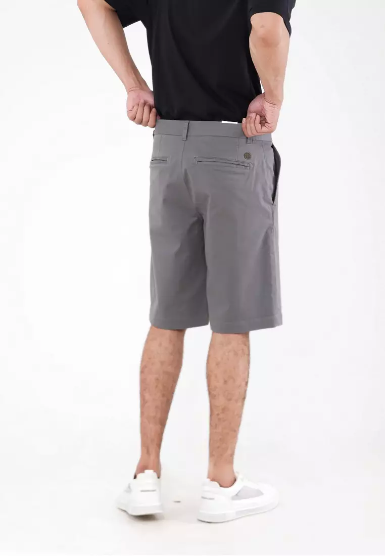 Jual FAMO Famo Men's Slim Fit Short Pants Cotton Bayanaka C040124