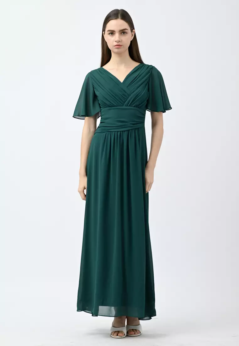 V-Neck Maxi Dress