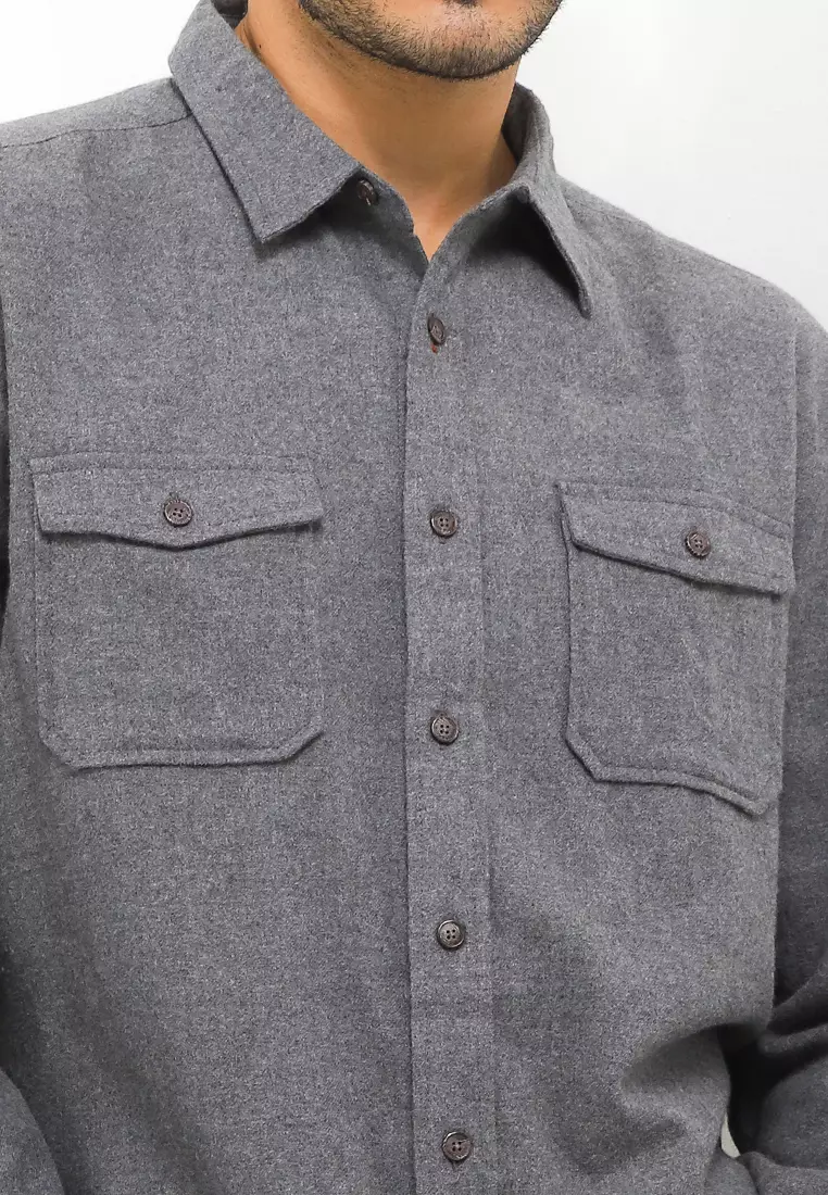 90S Klaus Flannel Long Sleeve Shirt