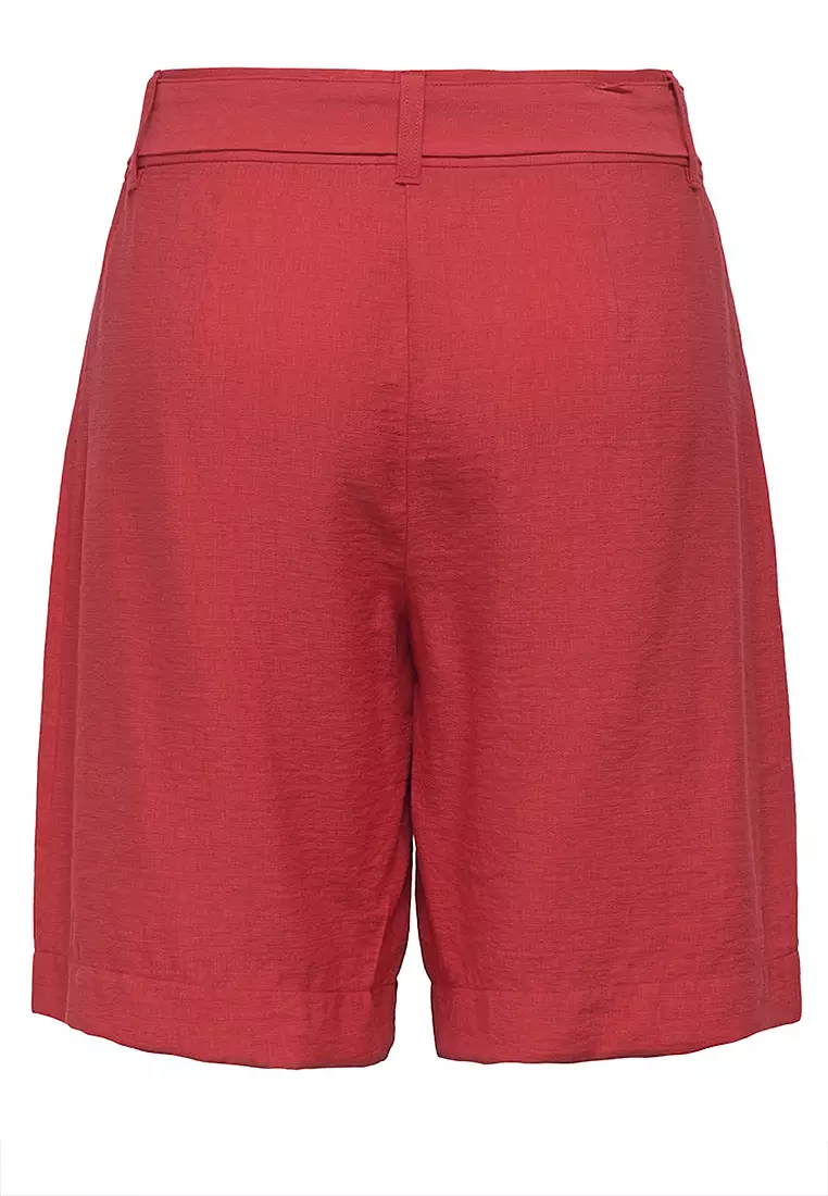 High Waist Bermuda Shorts
