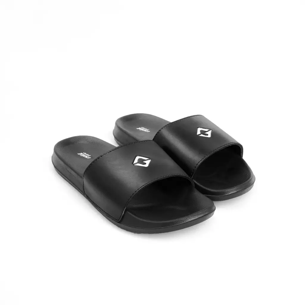 Gloaming Slip On T-Beardh Black Sandal Slipper