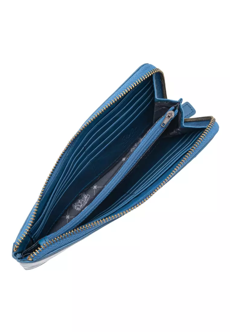 LancasterPolo Unisex Top Grain Leather Hand Carry Clutch Wallet PWB 20858