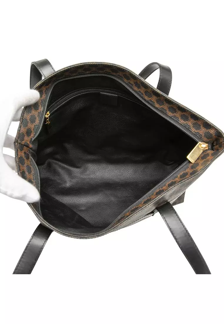 Pre-Loved Celine Macadam Coated Canvas Tote