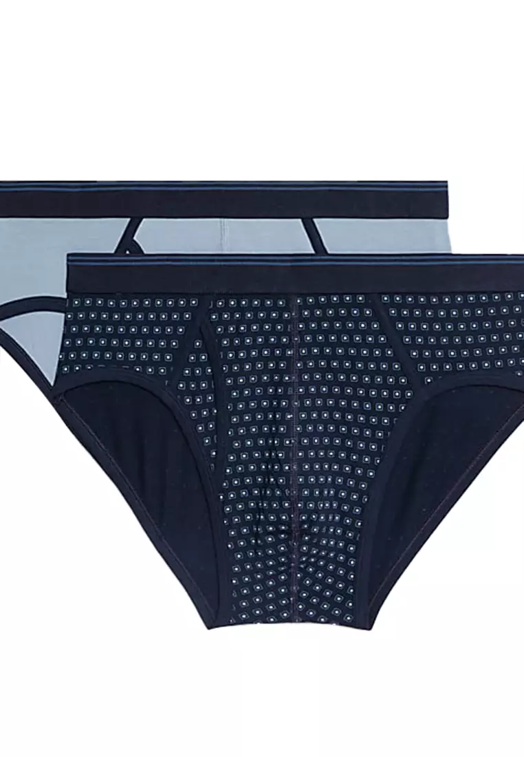 5 Pack Cotton Stretch Assorted Pattern Briefs