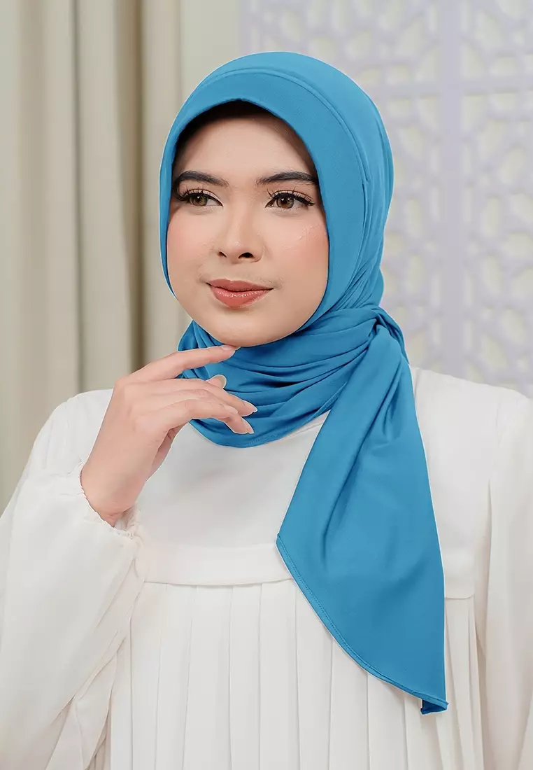 HIJAB INSTAN SOFTPAD AMEENA - AZZURE
