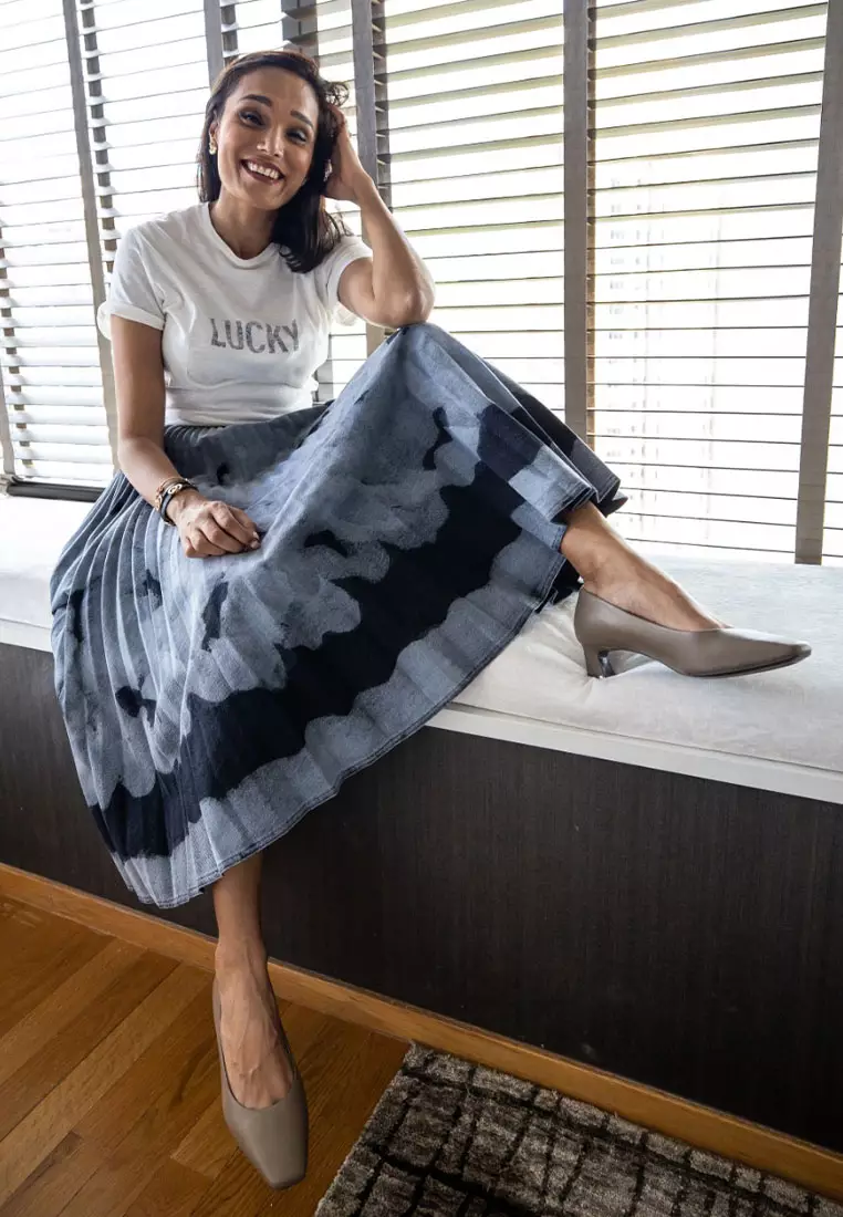 Buy HOPE ROSA HOPE ROZA (ROSA) Dorisay Taupe Square Toe Pump 2025 ...