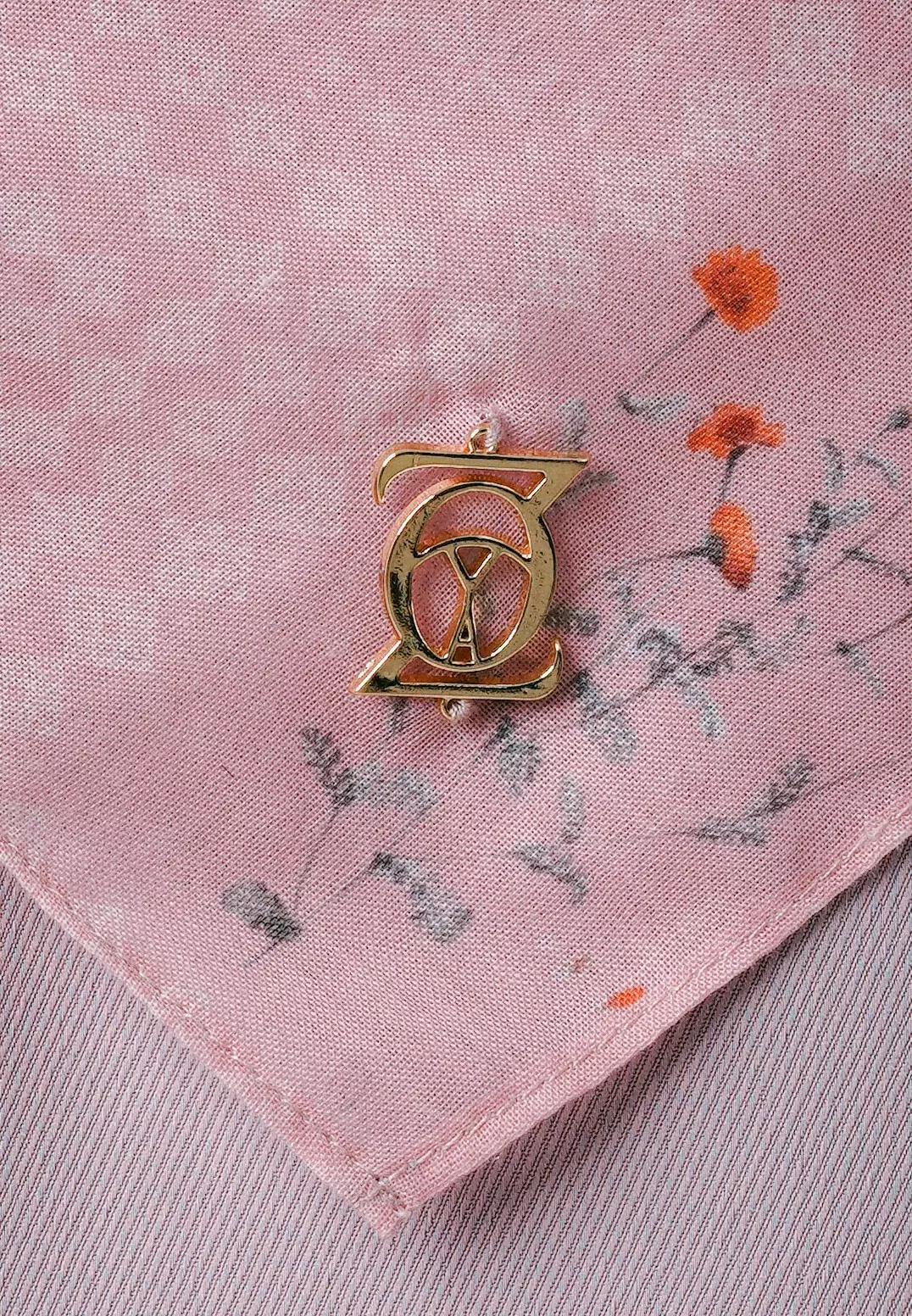 FIORELLA  Scarf Pink - Kerudung Hijab Segiempat Motif With BOX - Bahan Nesla - Ukuran 115x115