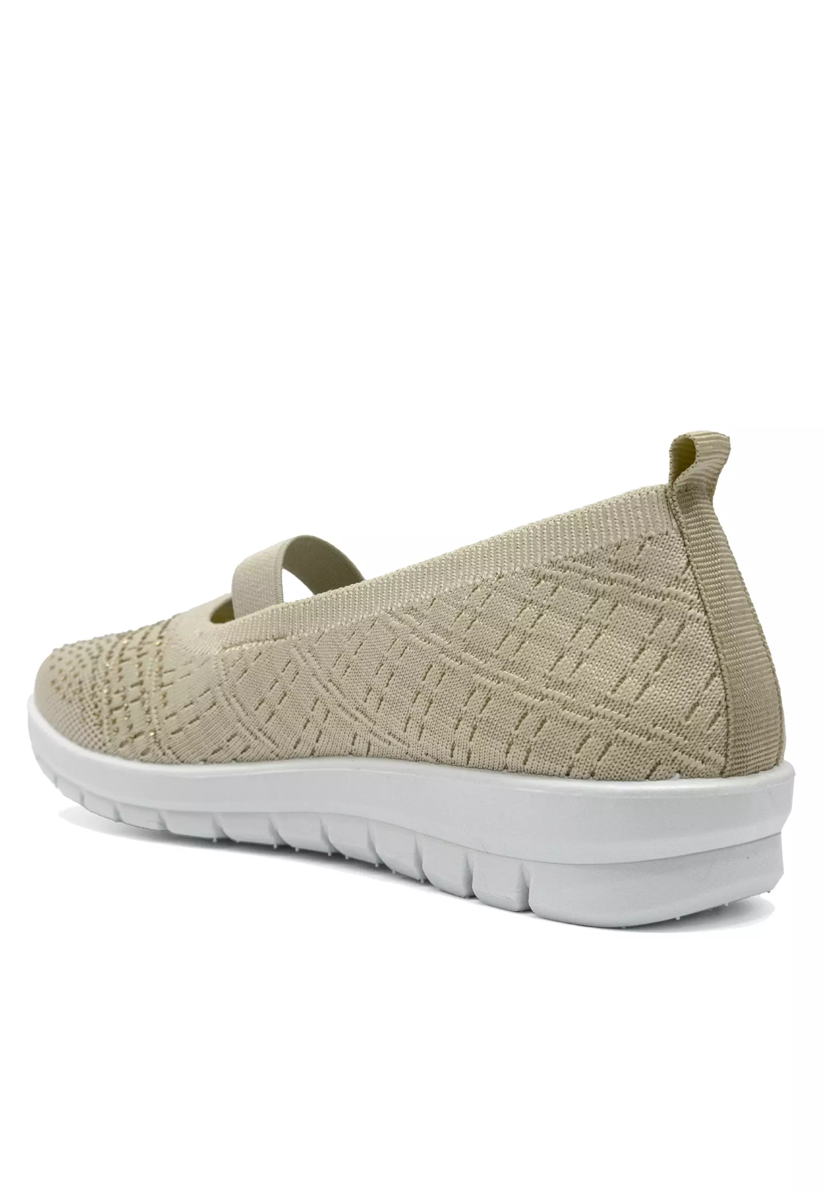 Dr. Kevin Sepatu Olahraga Sport Wanita Sneakers Rajut Slip On 559-008