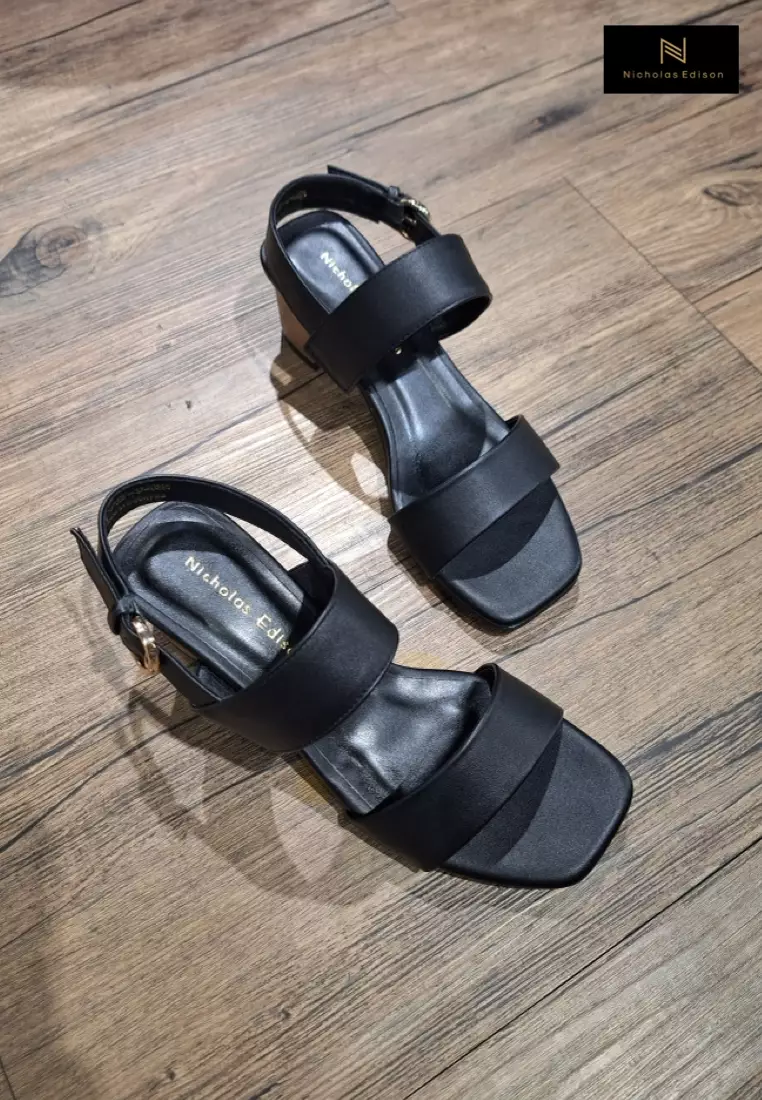 Nicholas Edison Heel Aiko Black