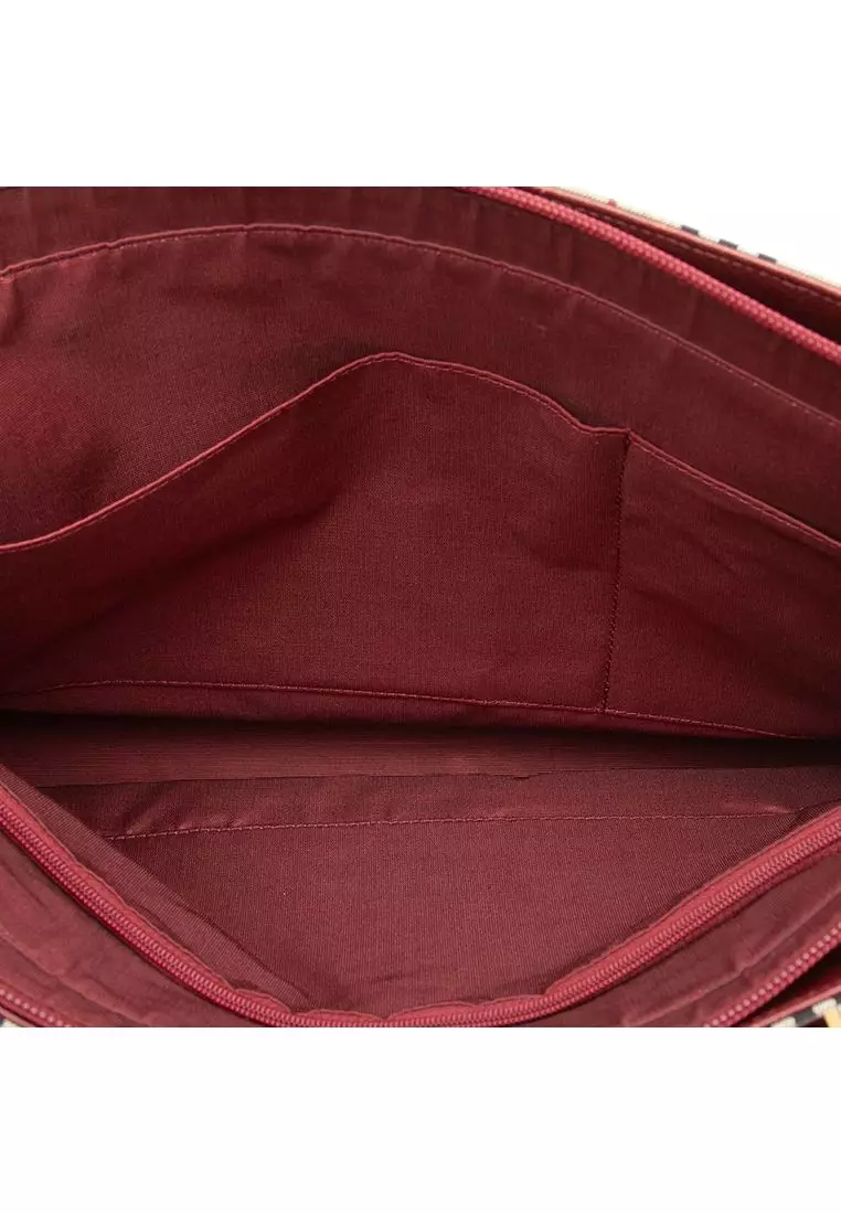 Pre-Loved Burberry House Check Canvas Tote