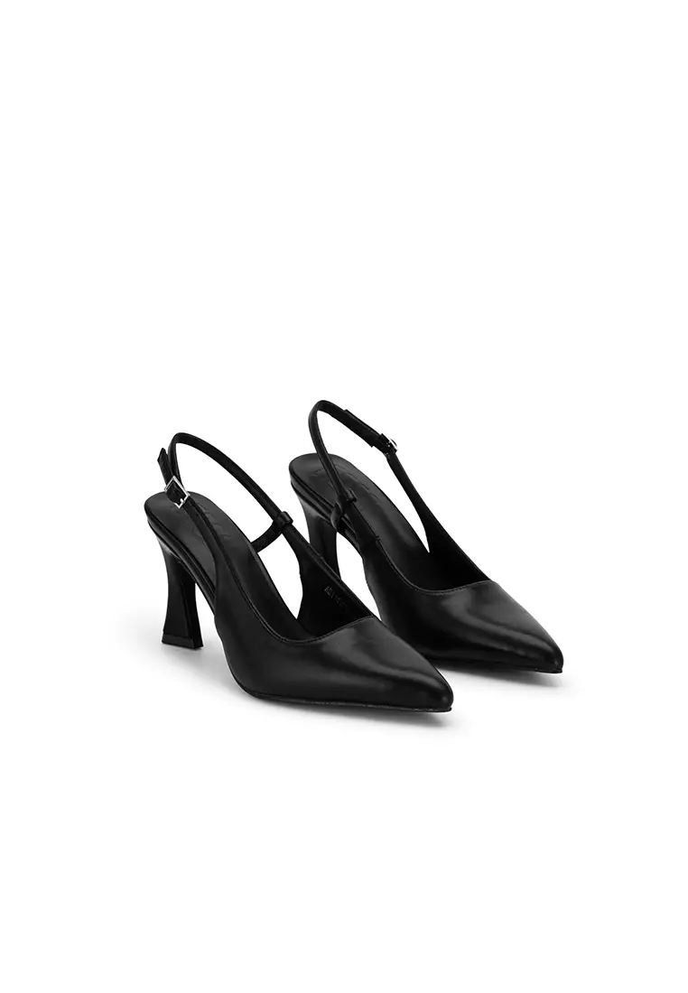 SLINGBACK HEELED PUMP