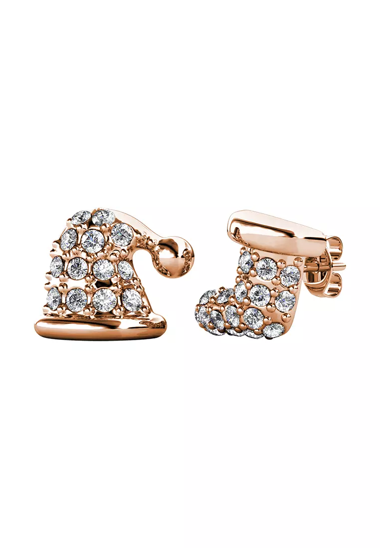 Little Santa Earring RG - Anting Crystal by Her Jewellery