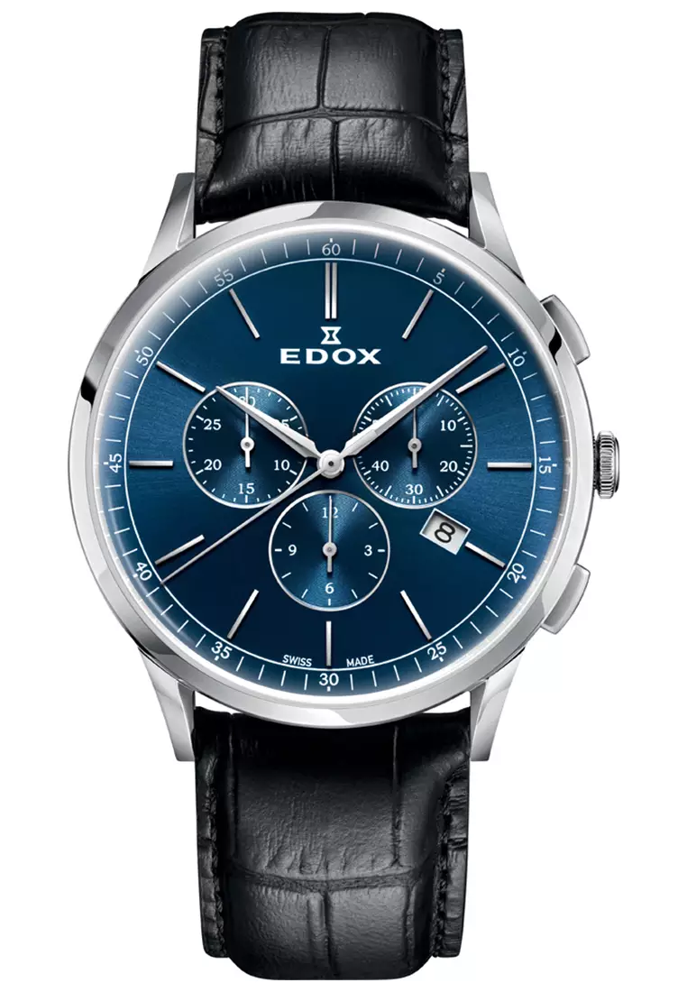 Jam Tangan Pria Edox Les Bemonts EX 10236 3C BUIN