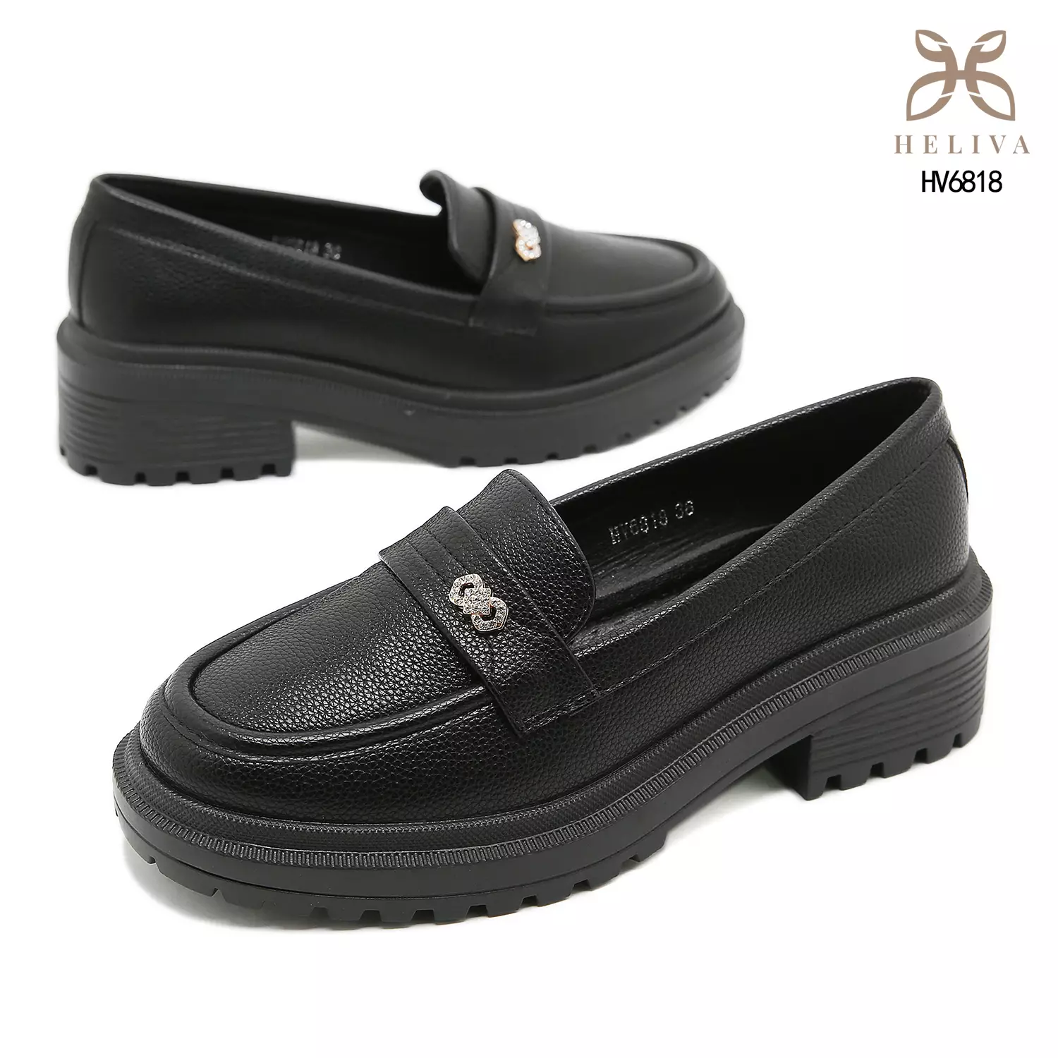 Heliva Zareen – Casual Luxe Loafers with Bold Platform HV6818