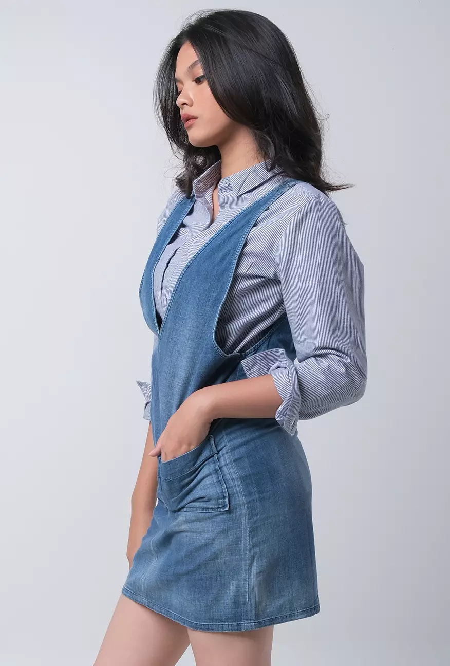 Dress Infinity Mwdium Blue