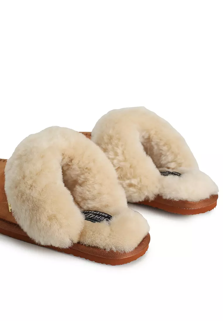Suede Mule Slippers