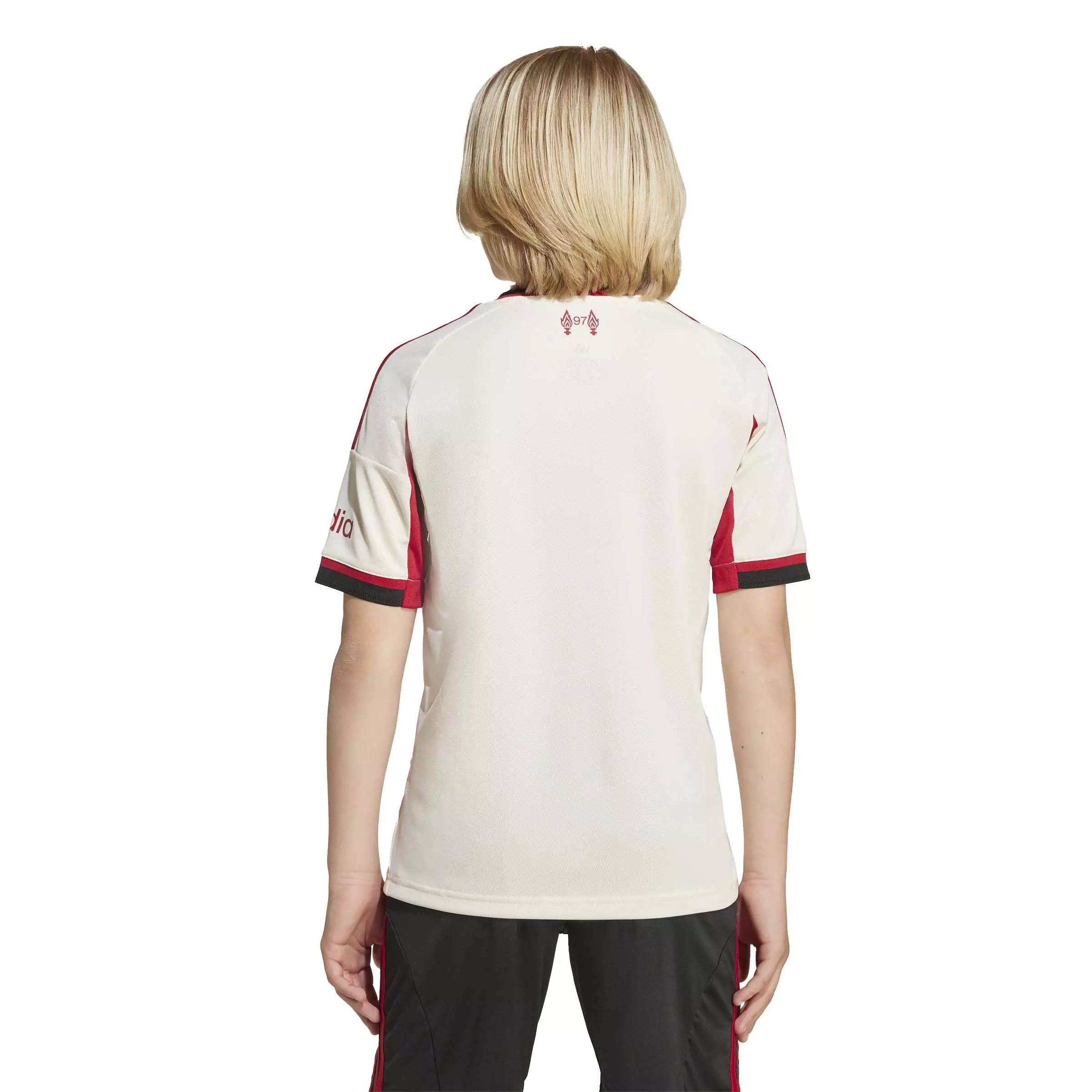 ADIDAS Liverpool FC 25/26 Away Jersey Kids JV6453 - Jersey Anak (Putih)