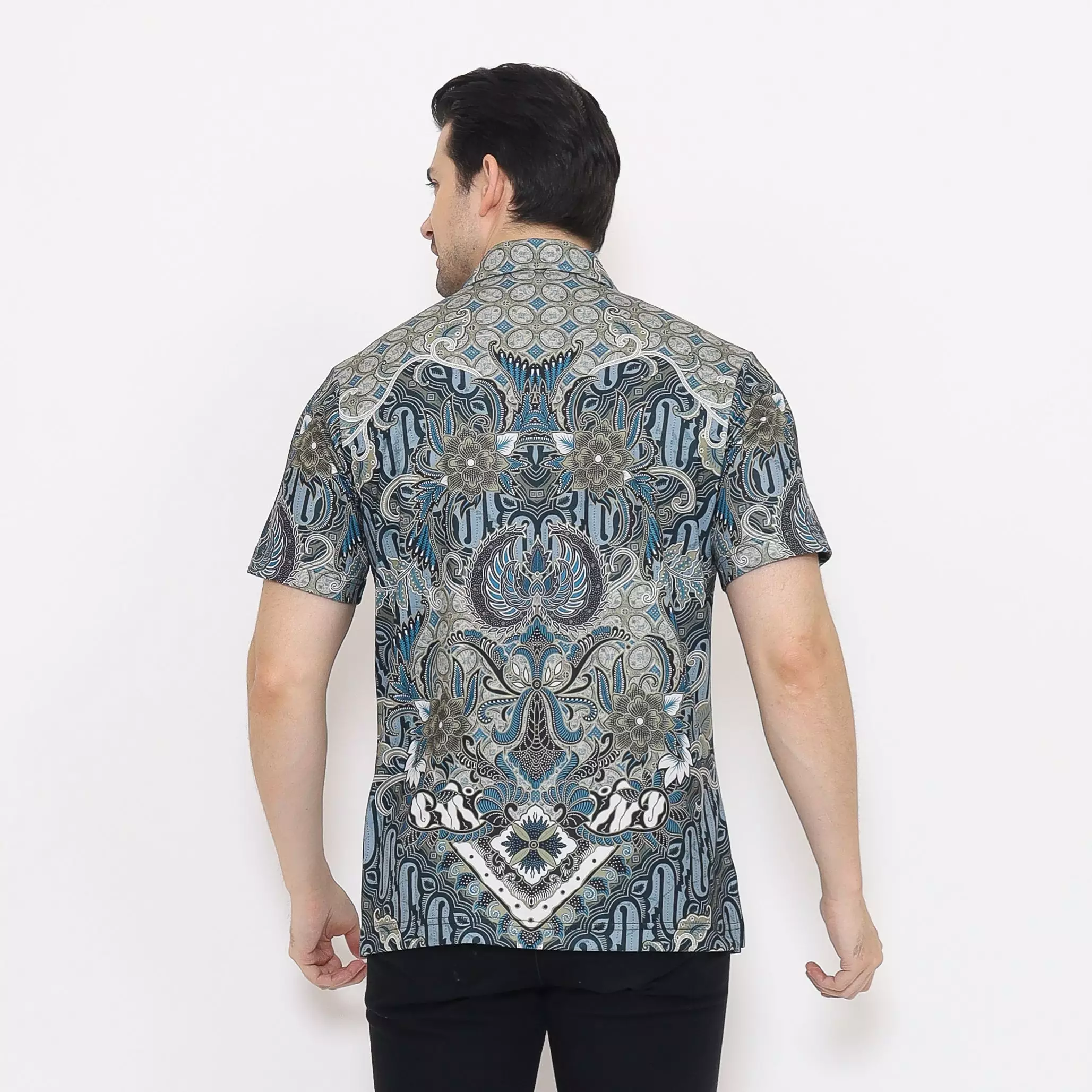 MAGINOT ANDY Batik Pria Active Wear Quick Dry Lengan Pendek