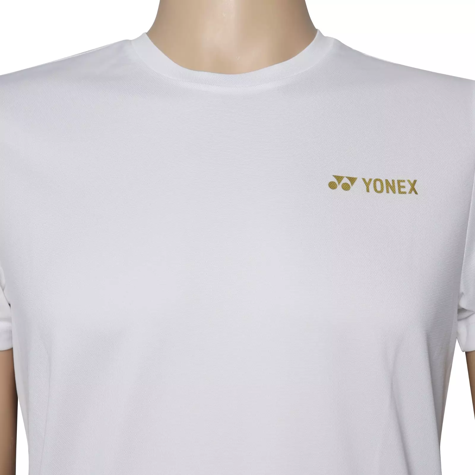 Kaos Jersey YONEX RM 2528 Edisi Lebaran EID 2024 White Rich Gold D3