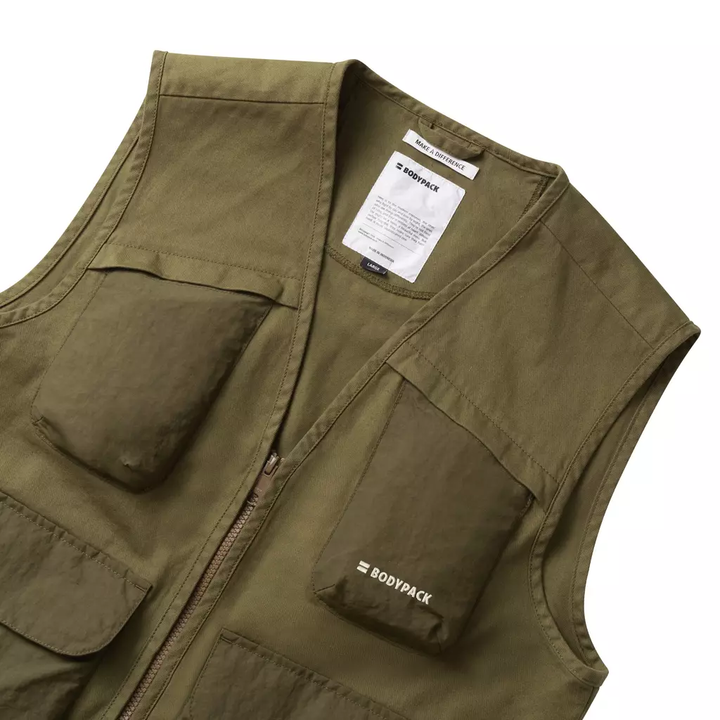 Bodypack Plutone 1.0 Fishing Vest Jacket - Brown