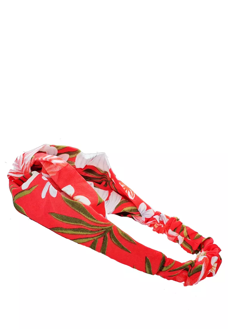 Twisted Headband Fiesta Red