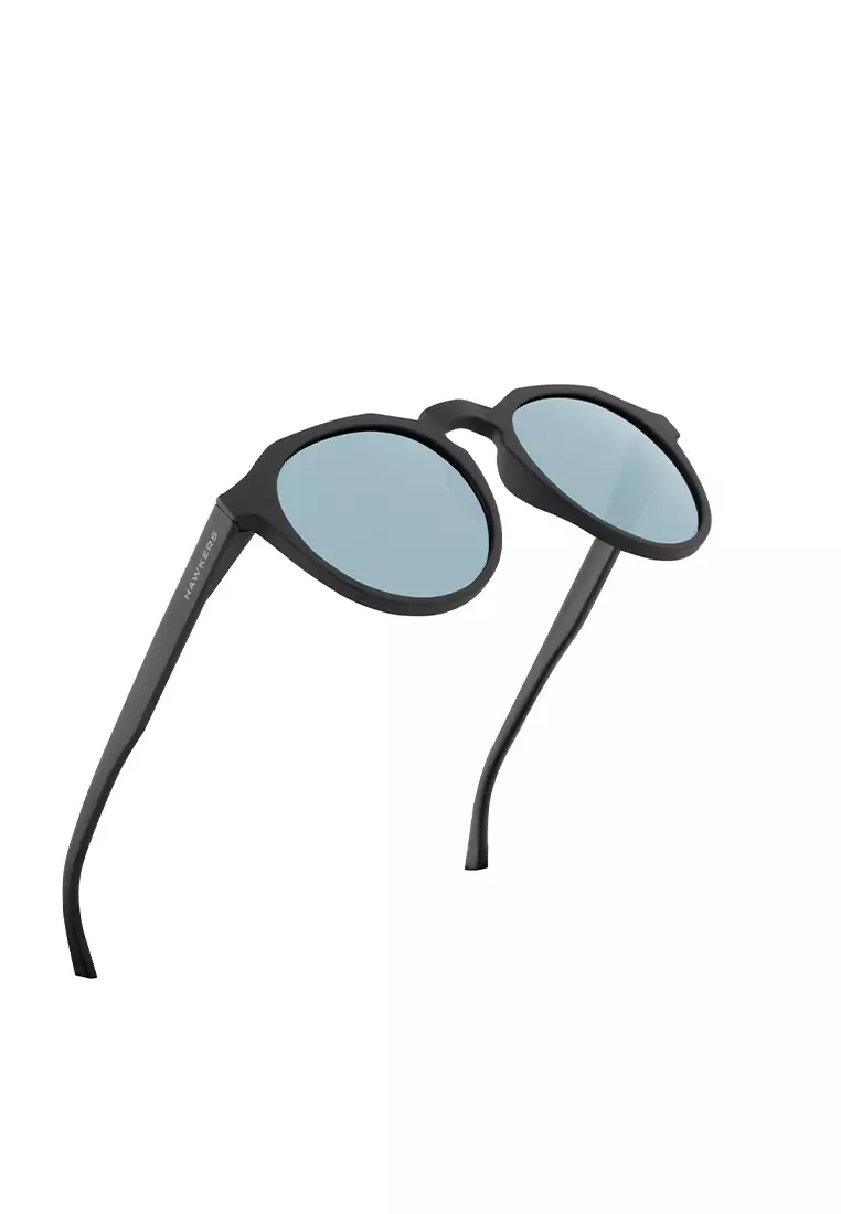 HAWKERS Black Chrome WARWICK Sunglasses for Men and Women. UV400 Protection. Official Product Designed in Spain