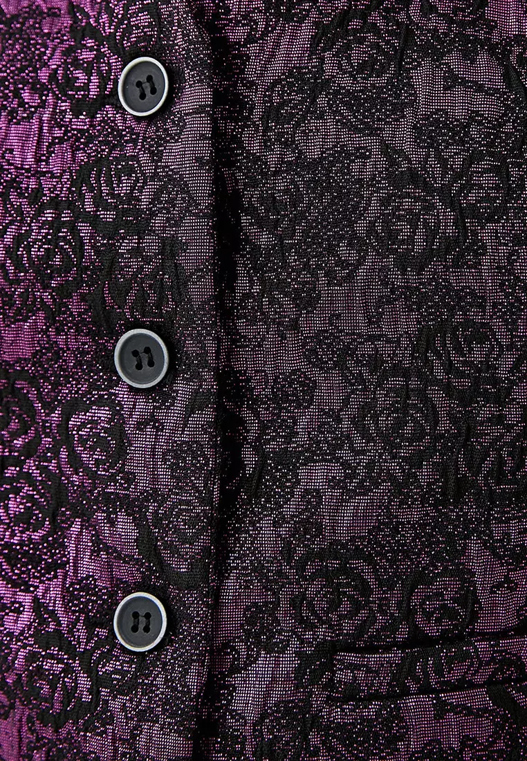 Rachel Araz Jacquard Vest