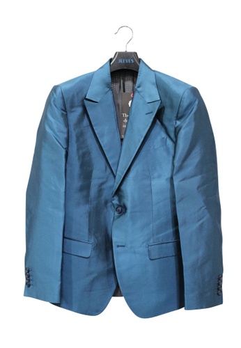 Dolce & Gabbana blue Pre-Loved dolce & gabbana Metallic Dark Blue 4 Pieces Suits 21D74AA6BCF559GS_1