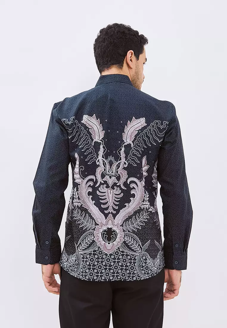 My Aksa Batik Pria Kemeja Panjang Archilles Alethea