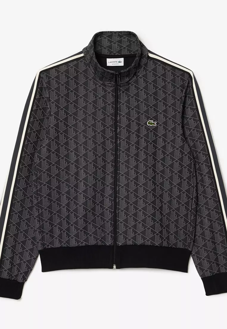 Buy Lacoste Paris Zip-Up Jacquard Track Jacket 2026 Online | ZALORA