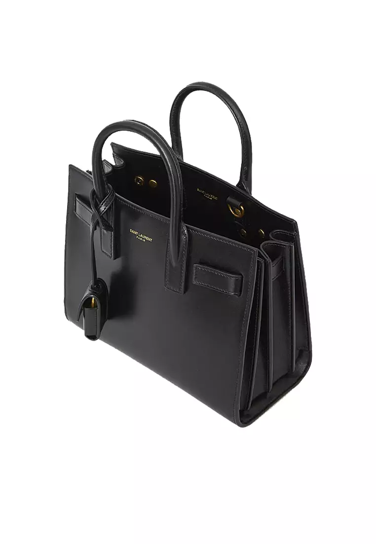 YSL Sac De Jour Nano In Calf Leather Black 39203502G9W